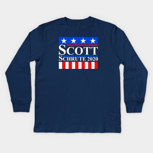 Scott And Schrute Kids Long Sleeve T-Shirt